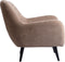 PTMD Fauteuil Donny Cream Zwart