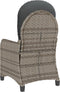 vidaXL - Ligbed - met - Kussen - Grijs - Poly - Rattan