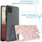 iMoshion Hoesje Geschikt voor Samsung Galaxy A12 Hoesje Siliconen - iMoshion Design hoesje - Roze / Meerkleurig / Goud / Pink Graphic