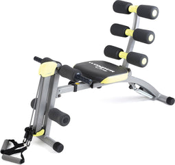 Wonder Core 2, Fitnessbank, Ab Trainer, Halterbank, Trainingsbank - 6 in 1 weerstandstraining apparaat, Full Body Fitness Rugtrainer apparaat Hometrainer voor thuis