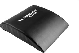 Wonder Core Buikspiermat Ab Crunch Mat Sit up Assistent voor Buikspieroefeningen Crossfit Fitness Oefenmat Buikspierkussen Trainingsmat Pad Kussen, zwart, anti slip