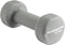 Wonder Core Dumbbell Neopreen Hexagon, Gewichten Halter - Grijs - 1x 2 KG - Workout Fitness Krachttraining accessoires