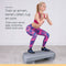 Wonder Core Fitness Aerobic Step - grijs - in hoogte verstelbaar, stepbank, fitness steps, workout step verhoging bankje, anti-slip, Fitness apparaat toestel voor thuis