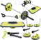 Wonder Core Genius - 10 in 1 Allround Trainingssysteem voor thuis - Full Body Fitnessapparaat - Suspension Trainers - Ab Roller Taille Twister Handknijper Weerstandsband Balance Bord Krachttraining