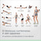 Wonder Core Genius - 10 in 1 Allround Trainingssysteem voor thuis - Full Body Fitnessapparaat - Suspension Trainers - Ab Roller Taille Twister Handknijper Weerstandsband Balance Bord Krachttraining