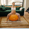 Wonder Core Gymbal Fitness Yoga Pilates Fitness Bal - Antiburst - 65 cm - Oranje -- Zitbal Zwangerschapsbal - Fitness accessoires