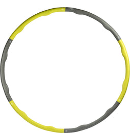 Wonder Core Hoepel Fitness Volwassenen Hoelahoep - Ø 100cm , 1,2KG, Grijs/groen - Hula Hoop - Fitness accessoires - Waist Trainer Gym Thuis