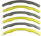 Wonder Core Hoepel Fitness Volwassenen Hoelahoep - Ø 100cm , 1,2KG, Grijs/groen - Hula Hoop - Fitness accessoires - Waist Trainer Gym Thuis