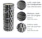 Wonder Core, Hollow Yoga Roller - 33cm - Grijs - yoga roller - massageroller - foamroller - triggerpoint roller