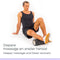 Wonder Core, Hollow Yoga Roller - 33cm - Grijs - yoga roller - massageroller - foamroller - triggerpoint roller