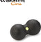 Wonder Core Peanut Massage Ball Duo Ball hard - 16x8 cm - Triggerpoint Massage Lacrosse Bal Massage Roller – Fascia - Bindweefsel - Zelfmassage - Fitness - Yoga
