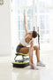 Wonder Core Rock n Fit Fitness trilplaat met zitje - Vibratietrainer - Fitness apparaat toestel Lichaamstrainer voor workout thuis sport, Trainingsstoel, Hometrainer buikspieren - incl. weerstandsbanden.
