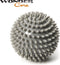 Wonder Core Spiky Massage Ball - 9 cm - Grijs -Myofasciale bal, gymnastiekbal, Fitnessbal Egel bal voor zelfmassage van verschillende delen van het lichaam, Spierherstel na hardlopen - Massageaccessoires