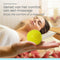 Wonder Core Spiky Massage Ball - 9 cm - Grijs -Myofasciale bal, gymnastiekbal, Fitnessbal Egel bal voor zelfmassage van verschillende delen van het lichaam, Spierherstel na hardlopen - Massageaccessoires