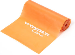 Wonder Core Weerstandsband Latex Resistance Band - 0,25 mm - Oranje - Fitness elastiek accessoires, Workout Trainingsband