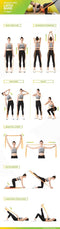 Wonder Core Weerstandsband Latex Resistance Band - 0,25 mm - Oranje - Fitness elastiek accessoires, Workout Trainingsband
