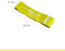 Wonder Core Weerstandsbanden Resistance Band - geel - Sterkte: Heavy / Zwaar - Fitness elastiek Sport Power Loop Band Workout Trainingsband voor full body workout thuis