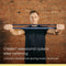 Wonder Core Weerstandsbanden Resistance Band - geel - Sterkte: Heavy / Zwaar - Fitness elastiek Sport Power Loop Band Workout Trainingsband voor full body workout thuis