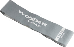 Wonder Core Weerstandsbanden Resistance Band - grijs - Sterkte: Middle / Medium - Fitness elastiek Sport Power Loop Band Workout Trainingsband voor full body workout thuis