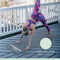 Wonder Core Yogamat Fitness Sport Gymnastiek Pilates Mat TPE milieuvriendelijk, antislip, 6 mm dik - Groen/ Grijs - 170 x 60 cm