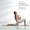 Wonder Core Yogamat Fitness Sport Gymnastiek Pilates Mat TPE milieuvriendelijk antislip 6 mm dik - Groen/ Grijs - 173 x 61 cm