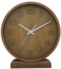 Wood Wood Small tafelklok grijs - NeXtime