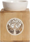 Woodbridge Tree Bamboo 15cm Oil & Wax Burner - boom waxmelt brander