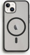 Woodcessories Bio Clear Case MagSafe - Geschikt voor iPhone 15 Plus - Duurzaam - Eco vriendelijk - Gemaakt van bio-materialen - Matte / Black