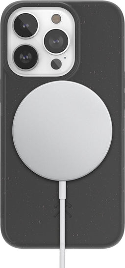 Woodcessories Case MagSafe - geschikt voor iPhone 14 Pro Max - gemaakt van bio-materialen - geschikt voor MagSafe en draadloos laden - Zwart