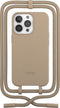 Woodcessories Change Case 2 in 1 Bio - Geschikt voor iPhone 13 Pro Max - Afneembaar nekkoord - Duurzaam - Eco vriendelijk - Gemaakt van bio-materialen - Taupe