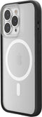Woodcessories Clear Case Bio MagSafe - geschikt voor iPhone 14 Pro - gemaakt van bio-materialen - geschikt voor MagSafe en draadloos laden - Black-matte