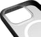 Woodcessories Clear Case Bio MagSafe - geschikt voor iPhone 14 Pro - eco vriendelijk - gemaakt van bio-materialen - geschikt voor MagSafe en draadloos laden - Black-clear