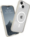 Woodcessories Clear Case Bio MagSafe - geschikt voor iPhone 14 - gemaakt van bio-materialen - geschikt voor MagSafe en draadloos laden - Offwhite-clear