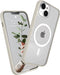 Woodcessories Clear Case Bio MagSafe - geschikt voor iPhone 14 - gemaakt van bio-materialen - geschikt voor MagSafe en draadloos laden - Offwhite-clear