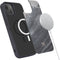 Woodcessories Magnetic Stone Case - geschikt voor iPhone 14 Plus - ingelegd met echt steen - geschikt voor MagSafe en draadloos laden - Camo grey