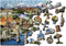 Wooden City - 2in1 - Houten Legpuzzel - World Landmarks - 37,5x25,4cm