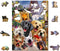Wooden City Houten puzzel Puppies in Parijs - 200 stukjes voor kinderen en volwassenen