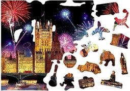 Wooden City Legpuzzel London By Night Hout 300 Stukjes