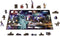 Wooden City New York bij Nacht XL - Houten Vormpuzzel - 52x37,5 cm - 1010 stukjes