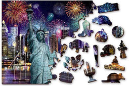 Wooden City New York By Night