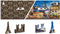 Wooden City Ontbijt in Parijs XL - Houten Vormpuzzel - 52x38 cm - 600 stukjes
