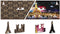 Wooden City Parijs bij Nacht XL - Houten Vormpuzzel - 52x38 cm - 600 stukjes