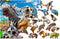 Wooden City Welkom in Afrika XL - Houten Vormpuzzel - 52x37,5 cm - 600 stukjes