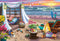 Wooden City Zomertijd XL - Houten Vormpuzzel - 52x37,5 cm - 1010 stukjes