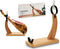 Wooden Ham Stand Black Brown