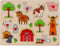 WOODEN PUZZLE FARM THEME - SMALL