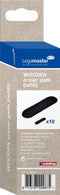 WOODEN wisserstrips (navulling) 10 st