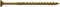 Woodies® Ultimate 6.0x160 deeldraad platverzonken kop T-30 shield