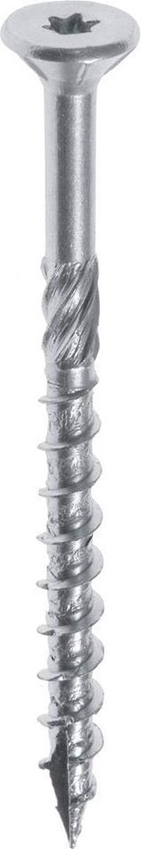 WOODIES® Ultimate Platverzonkenkopschroef Torx RVS 5x80 Deeldraad VE=200 - 61850511
