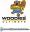 WOODIES® Ultimate Platverzonkenkopschroef Torx Verzinkt 3x35 Voldraad VE=200 - 61530341